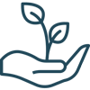 Hand Holding Plant Icon